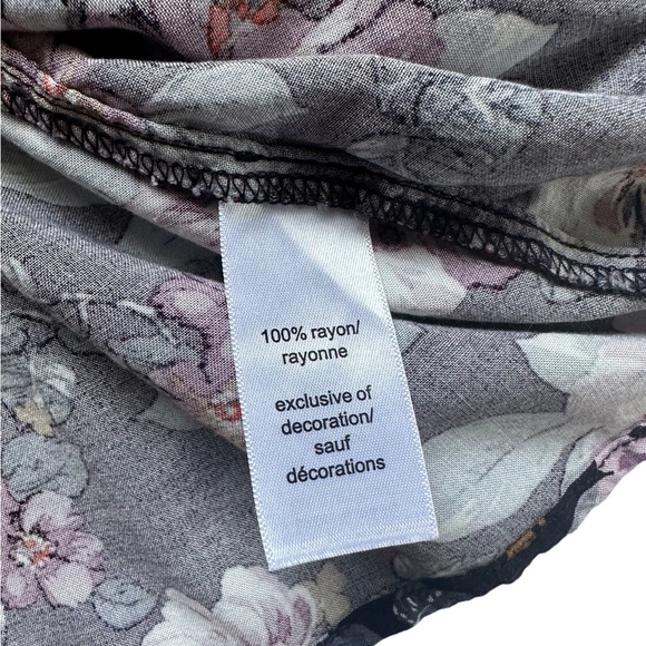 Maurices spaghetti strap floral blouse spring summer tank top - Picture 5 of 10